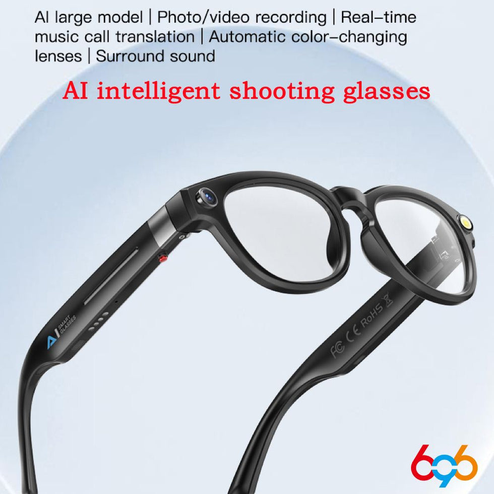 Original Meta Ai Smart Wireless Bluetooth Glasses with (Speaker & Camera )