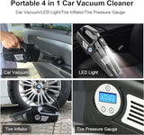 Buy 1 Get 1 Free 4-in-1 Car Tire Inflator Vacuum Cleaner