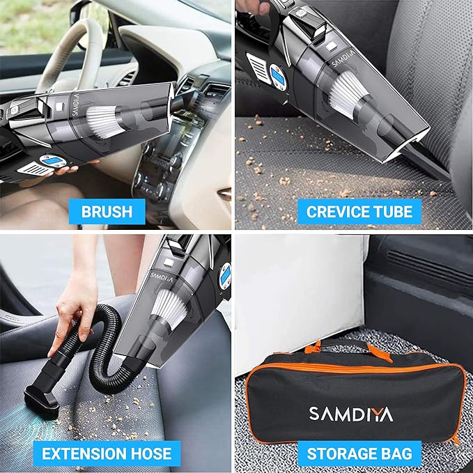Buy 1 Get 1 Free 4-in-1 Car Tire Inflator Vacuum Cleaner