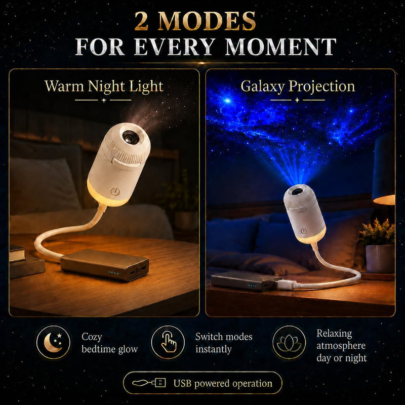 Portable Mini USB Starry Sky Projection Lamp