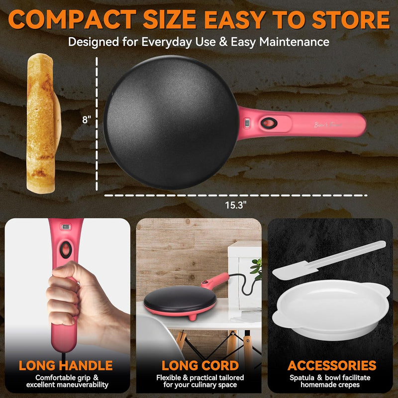 Electric Crepe Maker Machine