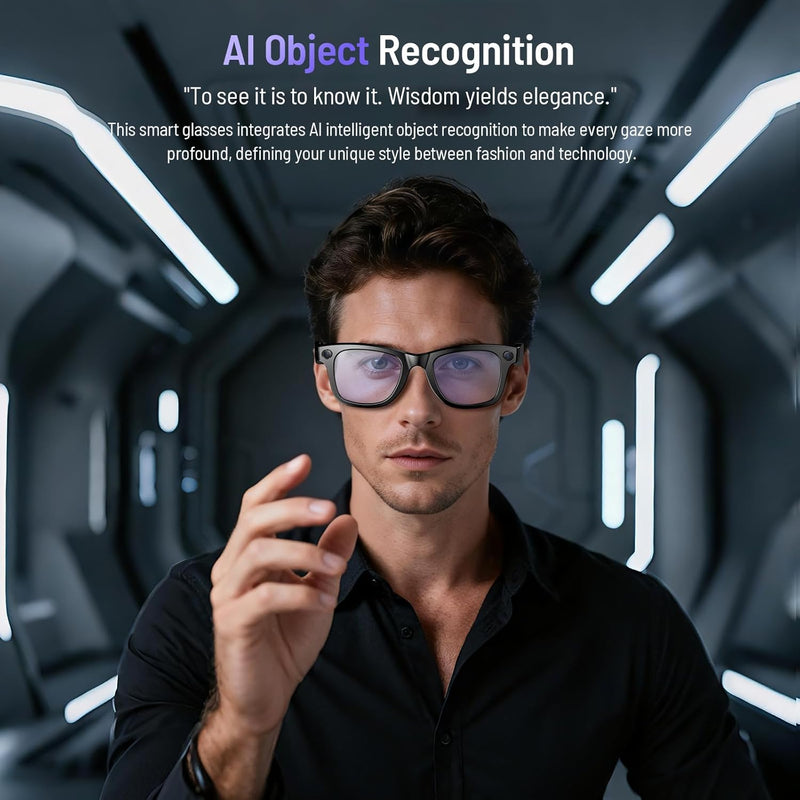 AI Smart Glasses with original camera & speaker