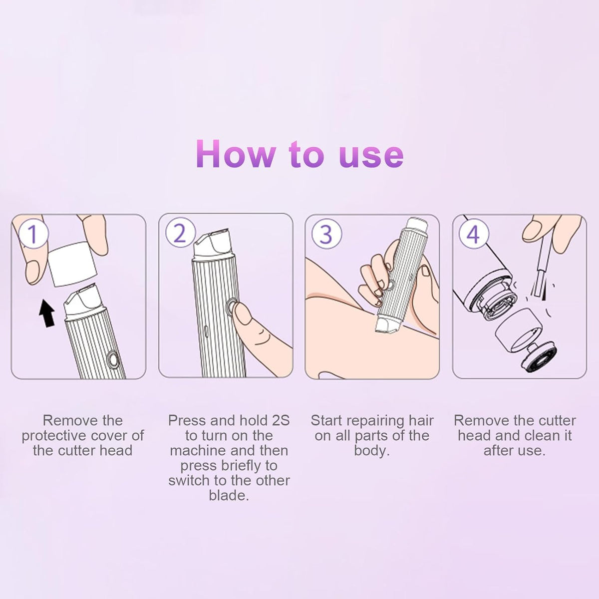 Double Head Electric Shaver