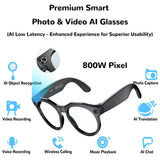 Original Meta Ai Smart Wireless Bluetooth Glasses with (Speaker & Camera )