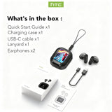 BLUETOOTH HEADPHONE WITH AI TRANSLATOR HTC MODEL - H8